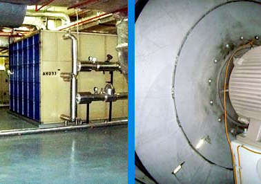 7. Maintenance of AHU and AHU Fan Motor.